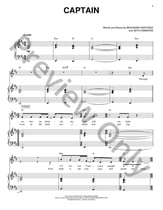 Captain piano sheet music cover